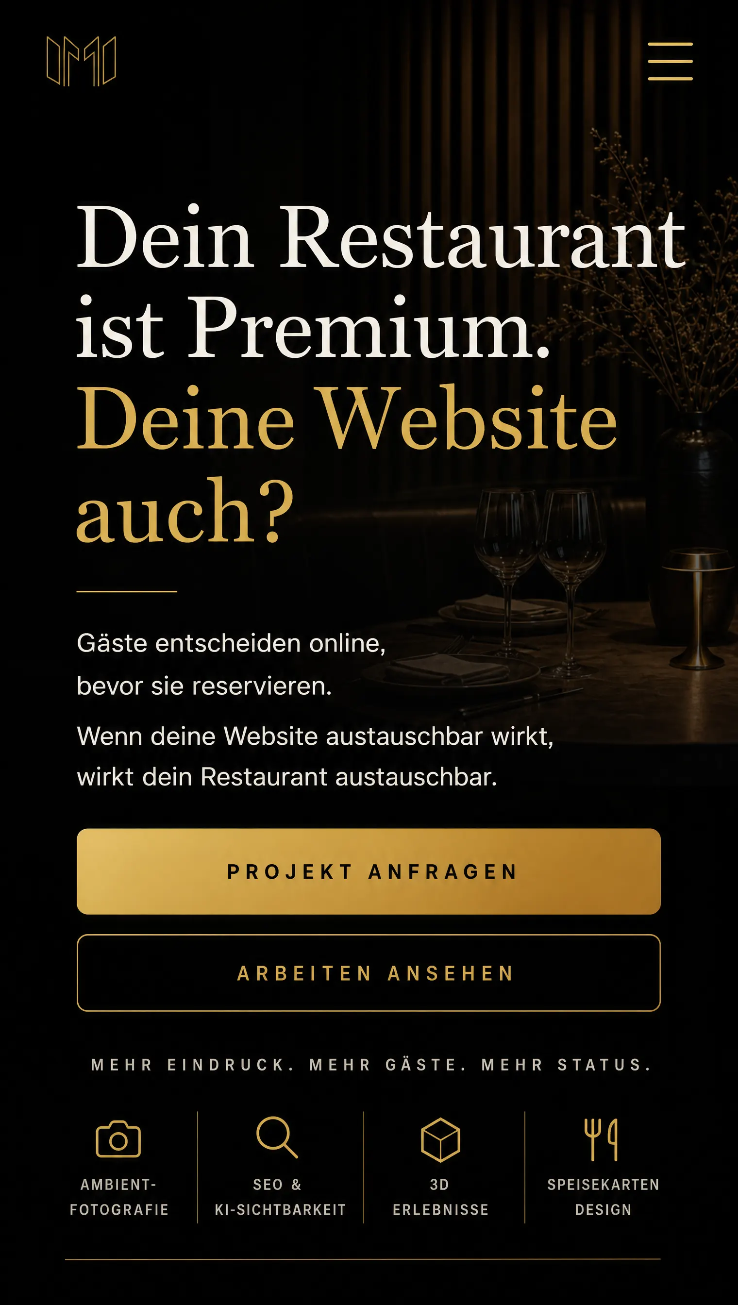 Menus Made Modern Website Vorschau